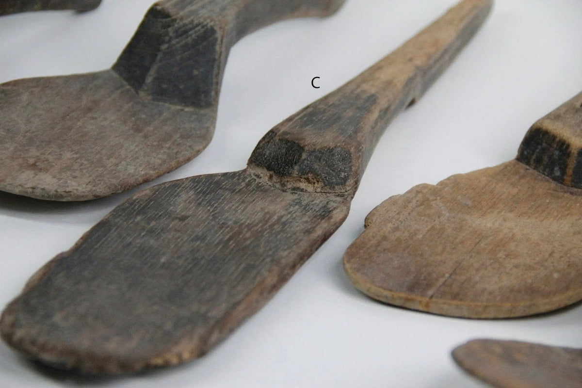 Antique Rice Paddle | Folk Art Kitchen Utensil-Indonesia - Debra Hall Lifestyle