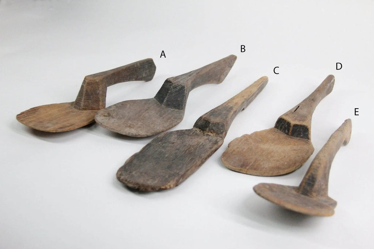 Antique Rice Paddle | Folk Art Kitchen Utensil-Indonesia - Debra Hall Lifestyle