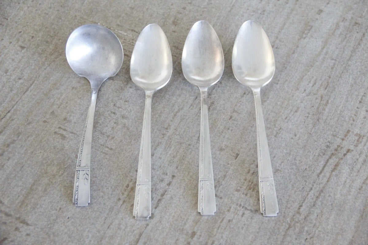 Antique Silver Flatware | Serving Piece - Debra Hall Lifestyle