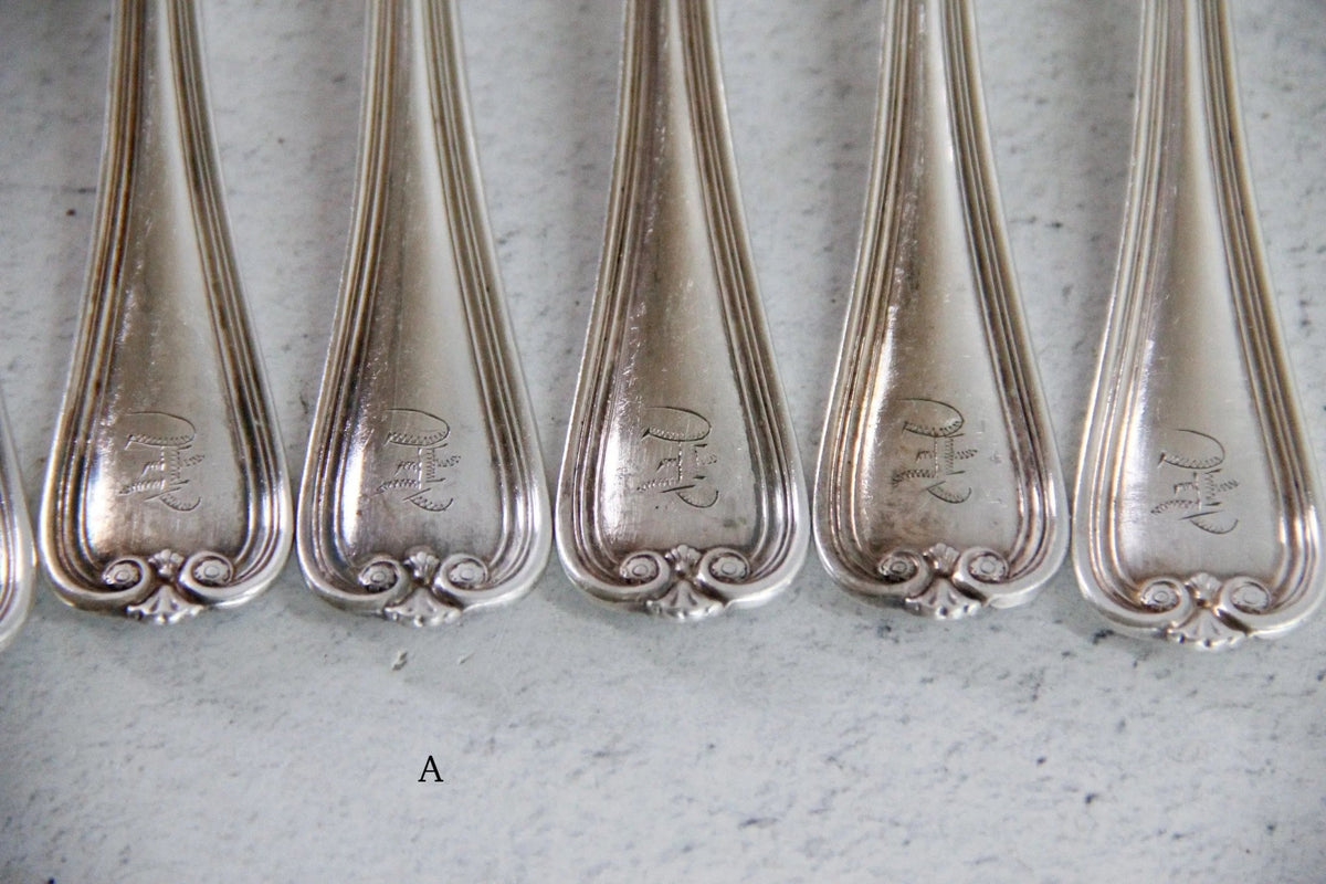 Antique Silver Flatware Set | 1847 Rogers Bros. Silverware - Debra Hall Lifestyle