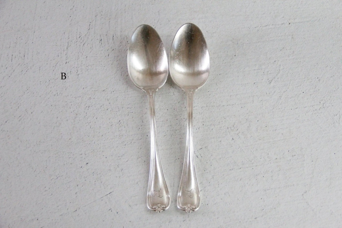 Antique Silver Flatware Set | 1847 Rogers Bros. Silverware - Debra Hall Lifestyle