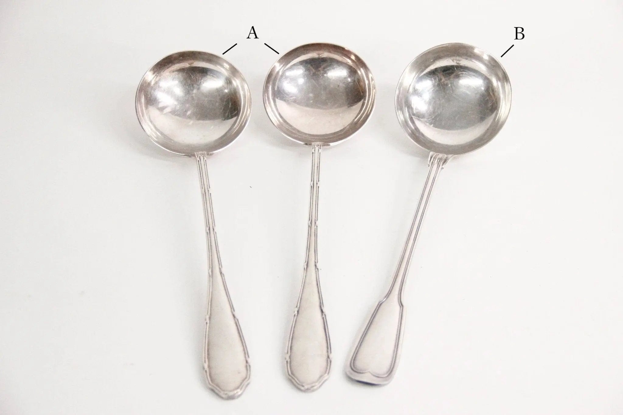 Antique Silver Ladle | Extra Large Hotelware | France - Debra Hall Lifestyle