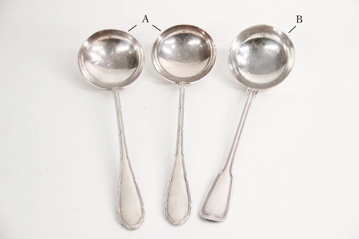 Antique Silver Ladle | Extra Large Hotelware | France - Debra Hall Lifestyle