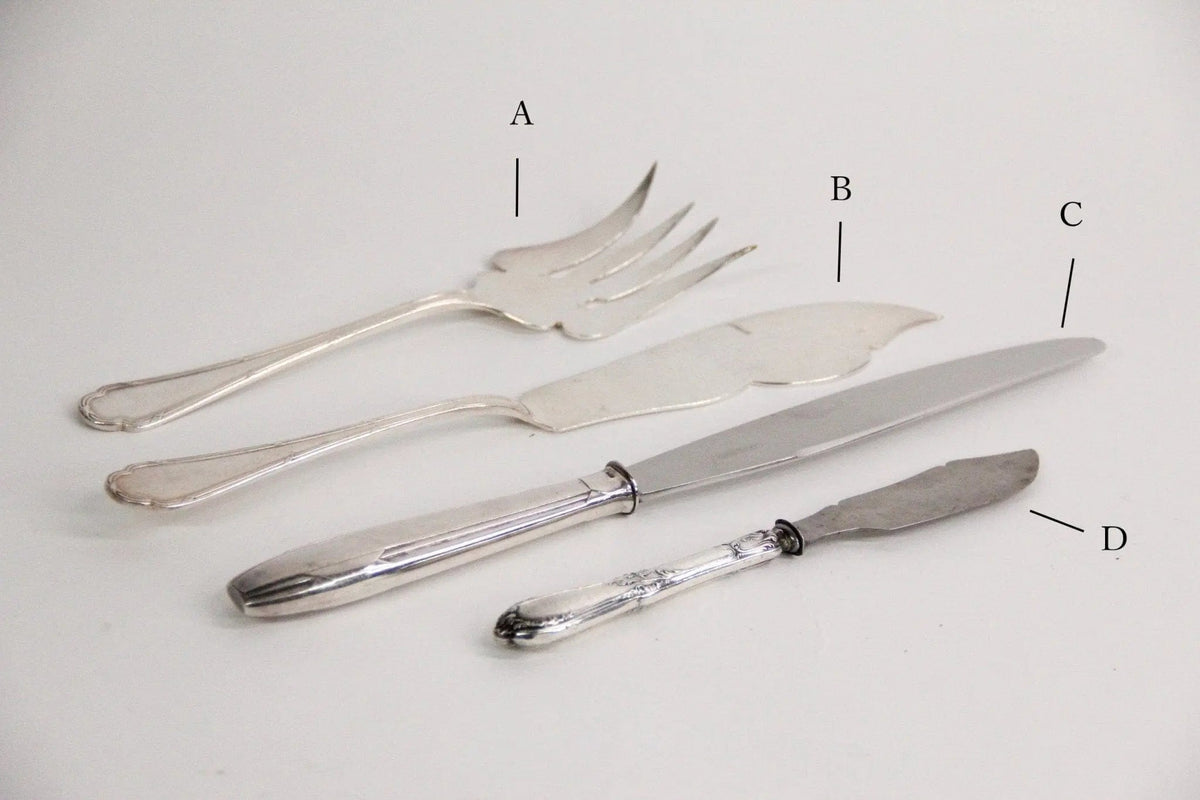 Antique Silver Serving Piece | French Hotel/Estate Flatware - Debra Hall Lifestyle
