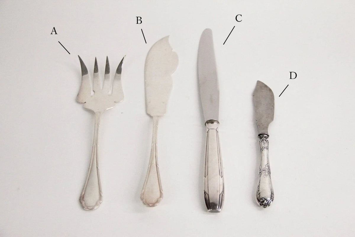 Antique Silver Serving Piece | French Hotel/Estate Flatware - Debra Hall Lifestyle