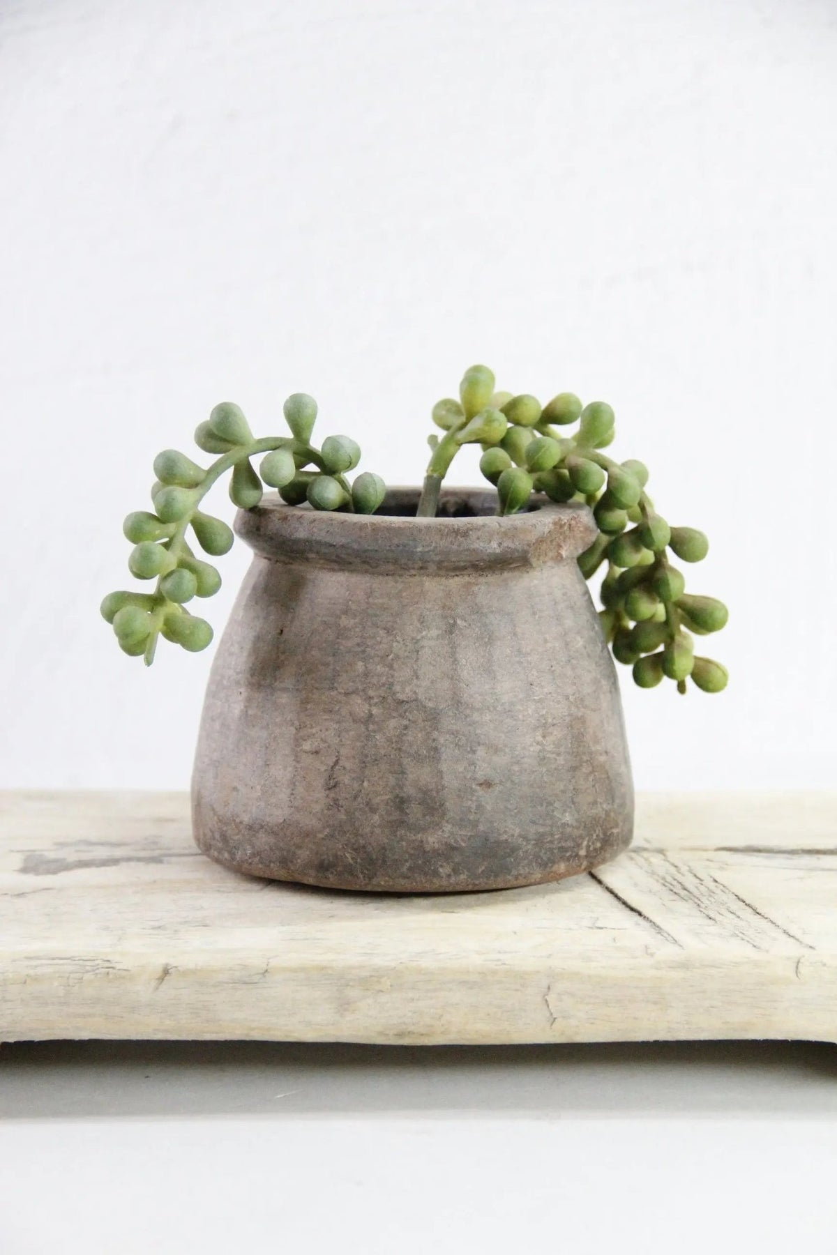 Antique Stone Pot | Small Carved Soapstone Cook Vessel - Debra Hall Lifestyle