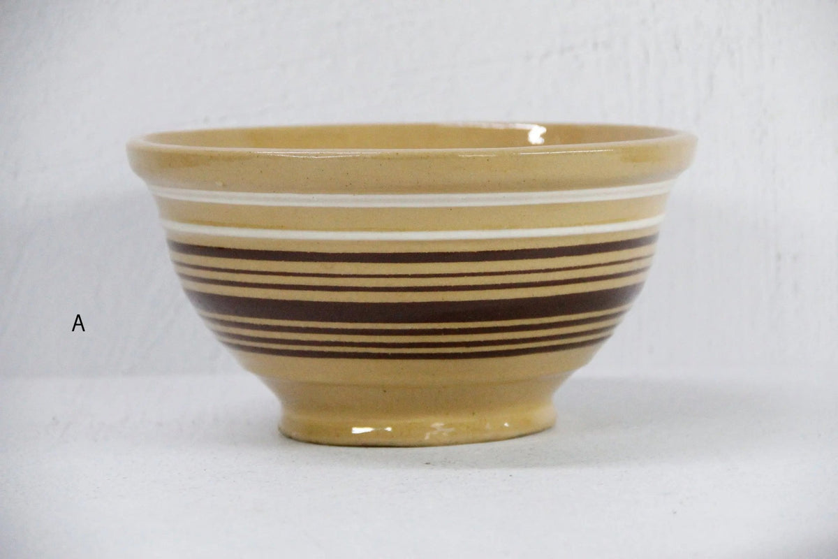 Antique Stoneware Bowl | Kitchen Mixing Bowl Assorted - Debra Hall Lifestyle