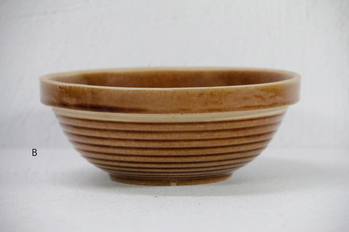 Antique Stoneware Bowl | Kitchen Mixing Bowl Assorted - Debra Hall Lifestyle