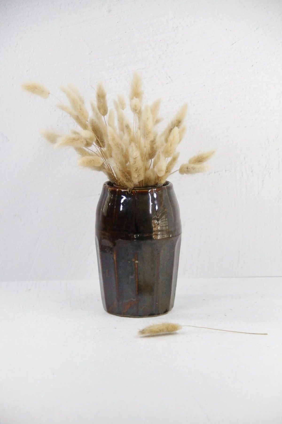 Antique Stoneware Canning Jar | Primitive Faceted-Peoria - Debra Hall Lifestyle