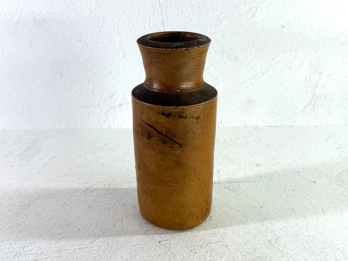 Antique Stoneware Ink Bottle | Assorted English Pottery Vase - Debra Hall Lifestyle