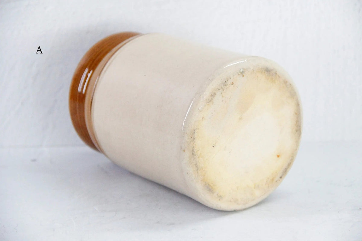 Antique Stoneware Jar England | Salt Glaze Pantry Crock - Debra Hall Lifestyle