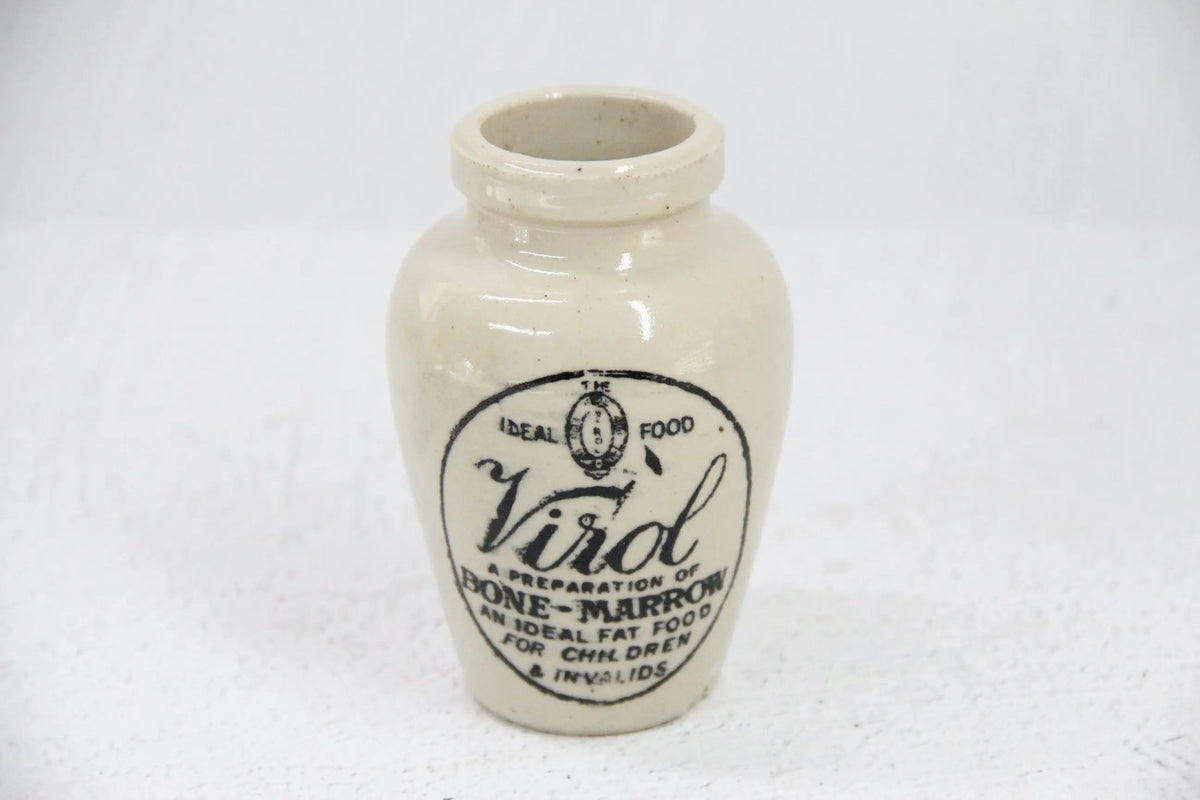 Antique Stoneware Jar | Virol Bone Marrow Pot-Assorted - Debra Hall Lifestyle