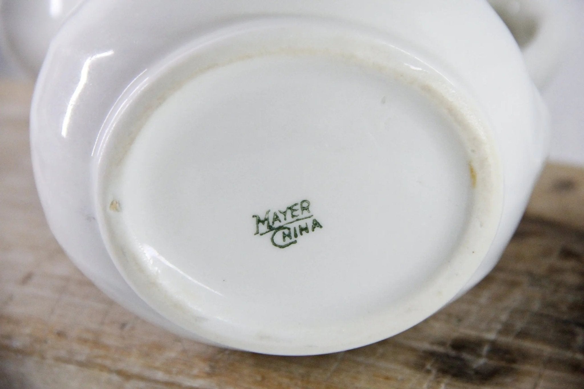 Antique White Ironstone Pitcher | Assorted Heavy Milk Jug - Debra Hall Lifestyle