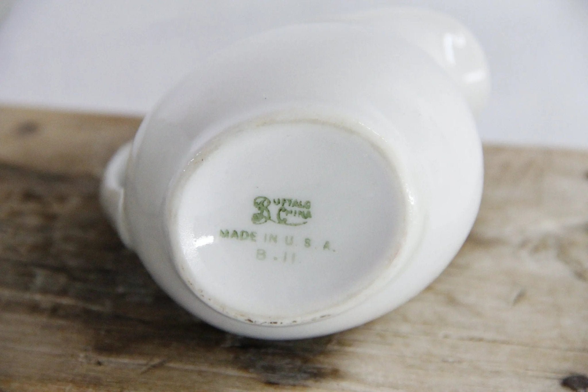 Antique White Ironstone Pitcher | Assorted Heavy Milk Jug - Debra Hall Lifestyle