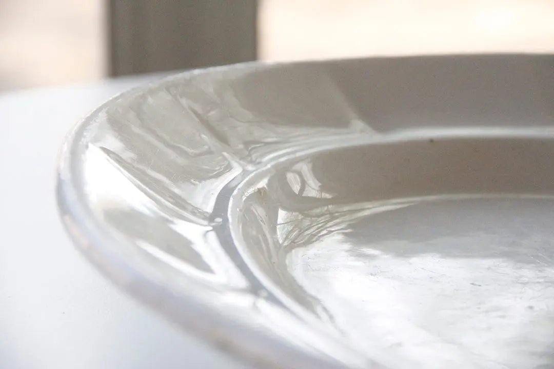 Antique White Ironstone Platter | 19th C. John Alcock - Debra Hall Lifestyle