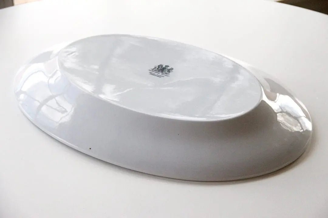 Antique White Ironstone Platter | Tomkinson - Debra Hall Lifestyle