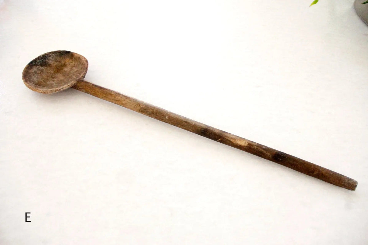 Antique Wooden Kitchen Utensil | Spoon/Ladle - Debra Hall Lifestyle