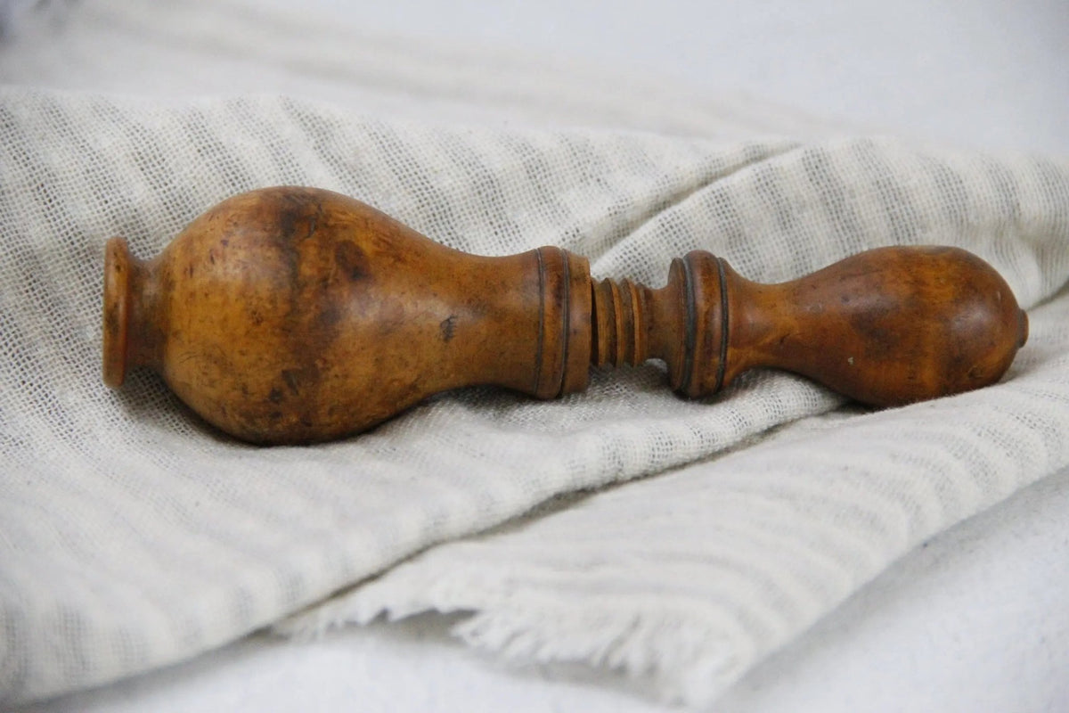 Antique Wooden Nutcracker-France 19th C. Carved Treen - Debra Hall Lifestyle