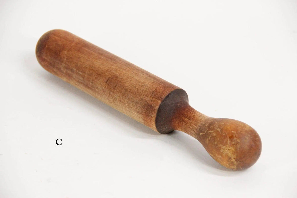 Antique Wooden Pestle | Rustic Kitchen Food Masher - Debra Hall Lifestyle