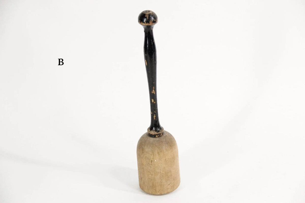 Antique Wooden Pestle | Rustic Kitchen Food Masher - Debra Hall Lifestyle