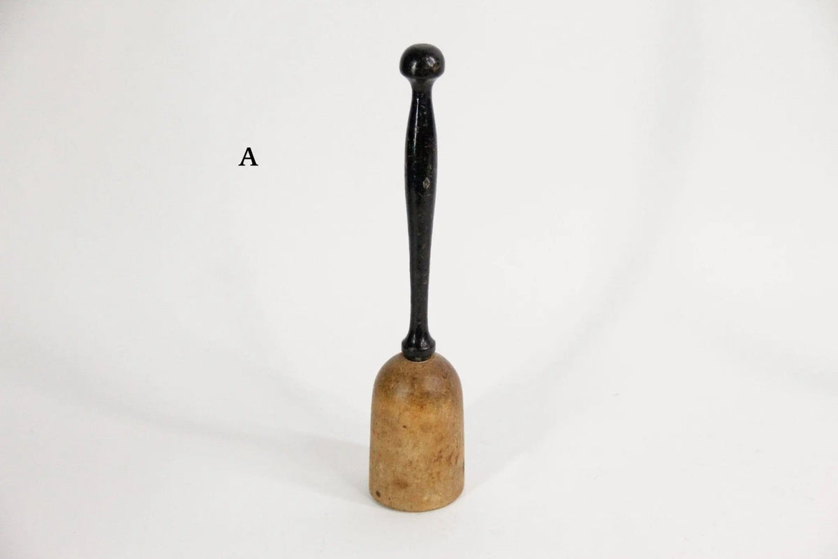Antique Wooden Pestle | Rustic Kitchen Food Masher - Debra Hall Lifestyle