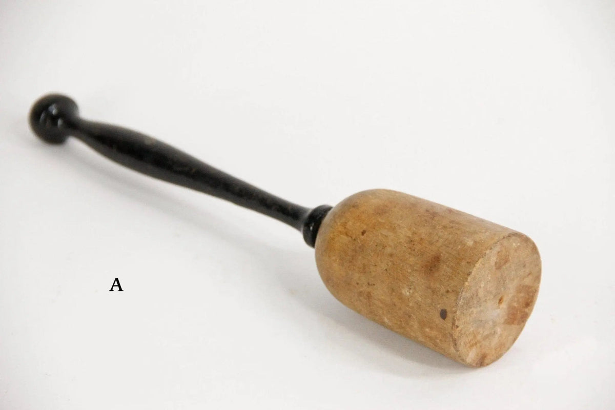 Antique Wooden Pestle | Rustic Kitchen Food Masher - Debra Hall Lifestyle