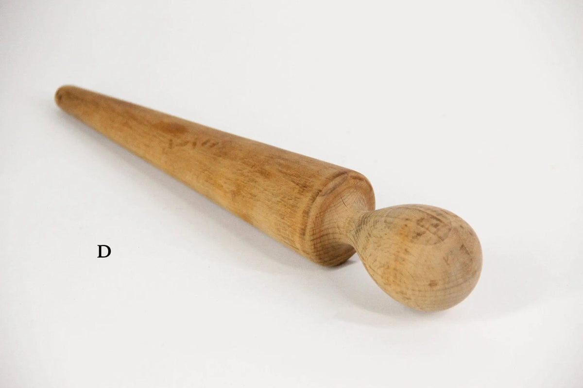 Antique Wooden Pestle | Rustic Kitchen Food Masher - Debra Hall Lifestyle