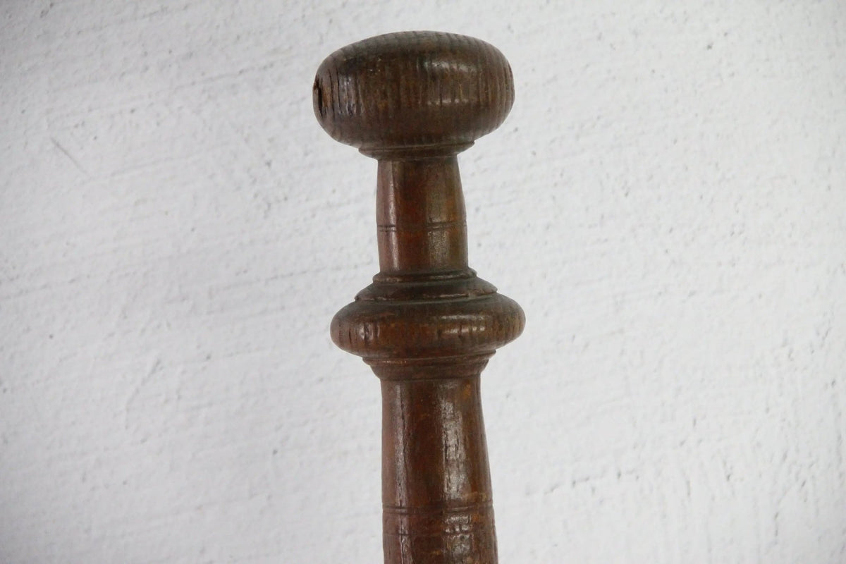 Antique Wooden Potato Masher | Large - Folk Art Treenware - Debra Hall Lifestyle