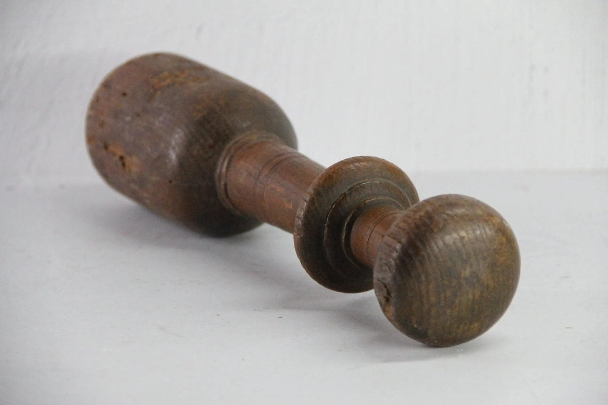 Antique Wooden Potato Masher | Large - Folk Art Treenware - Debra Hall Lifestyle