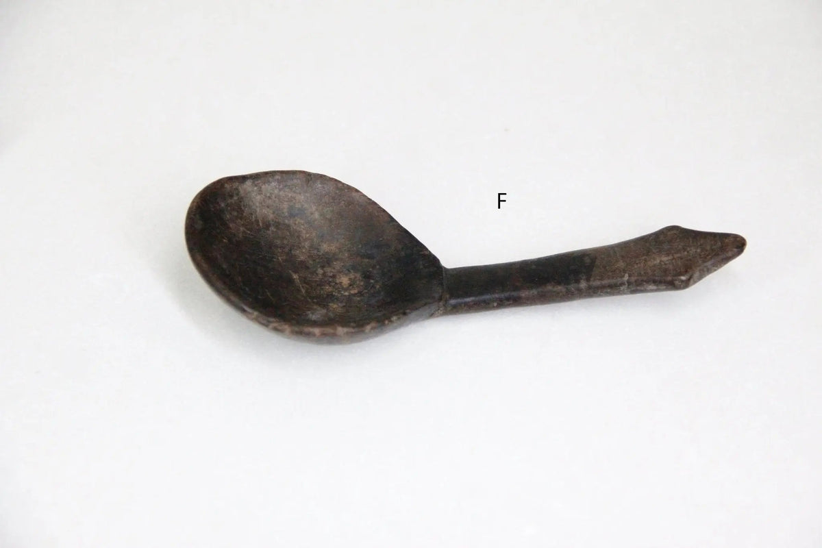 Antique Wooden Spoon | African Hand-Carved Milk Spoon - Debra Hall Lifestyle