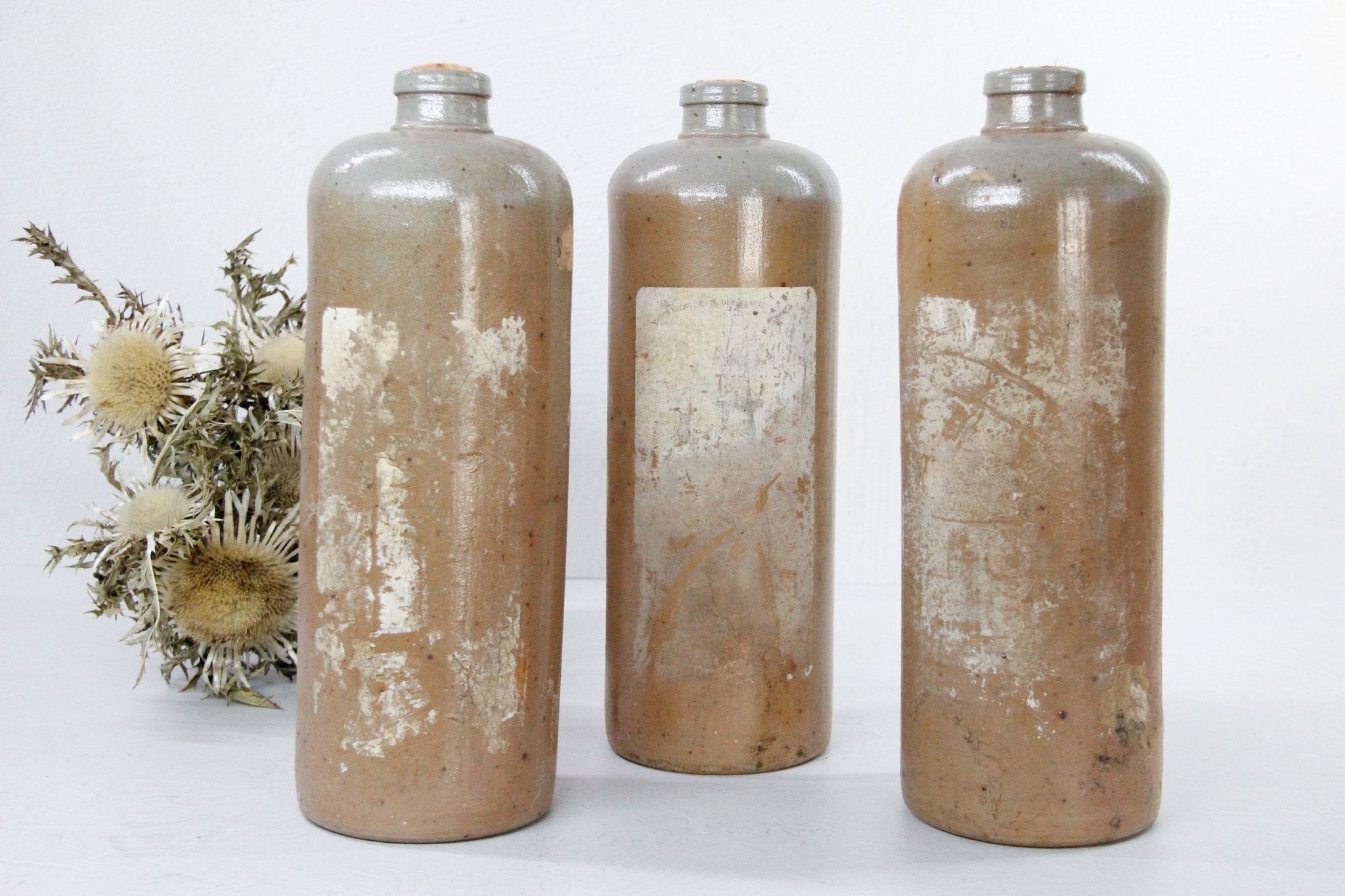 Antique Stoneware Bottle | Netherlands XL - Debra Hall Lifestyle