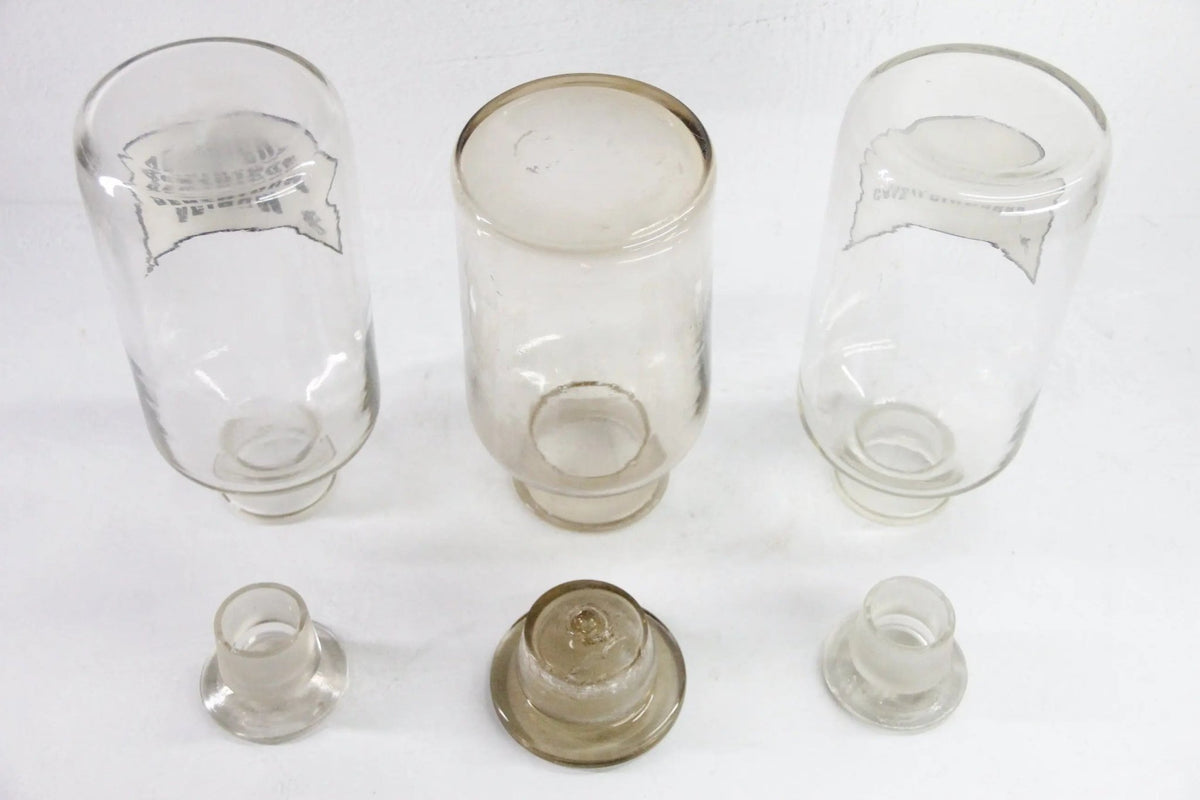Assorted Antique Apothecary Bottle | European Glass Jar Pharmacy - Debra Hall Lifestyle