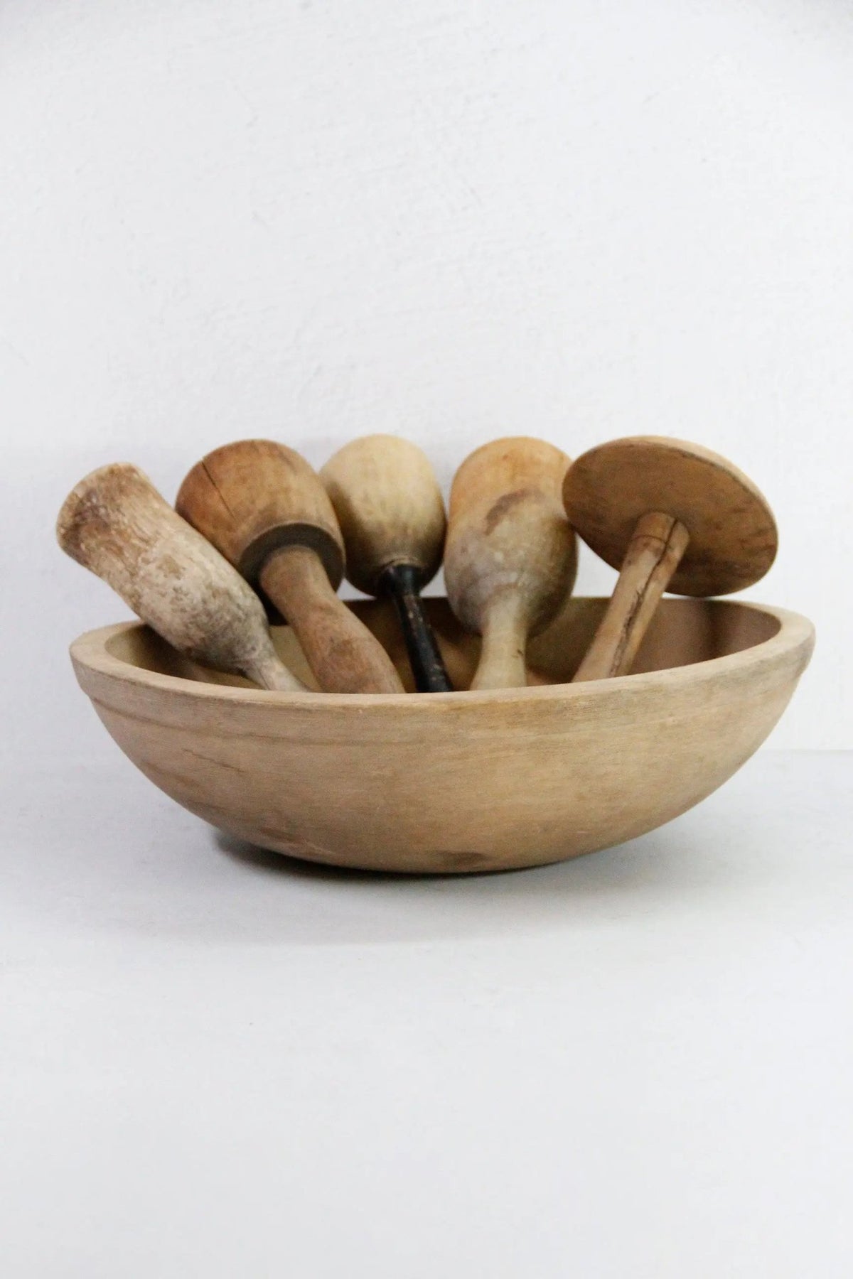 Assorted Antique Wooden Masher | French Kitchen Decor-One - Debra Hall Lifestyle