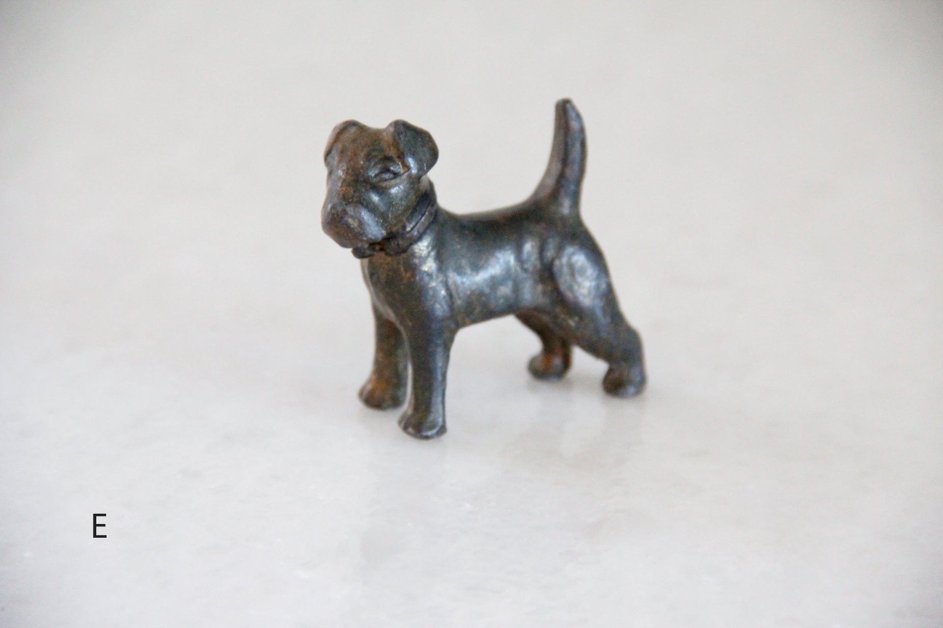 Assorted Cast Bronze Metal Dog Figurines  | Each Object