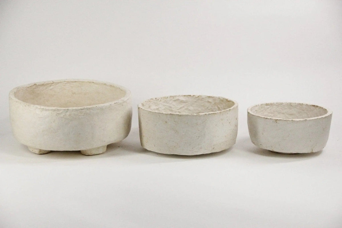 Assorted Modern Papier Mâché Bowl | Vessel - Debra Hall Lifestyle