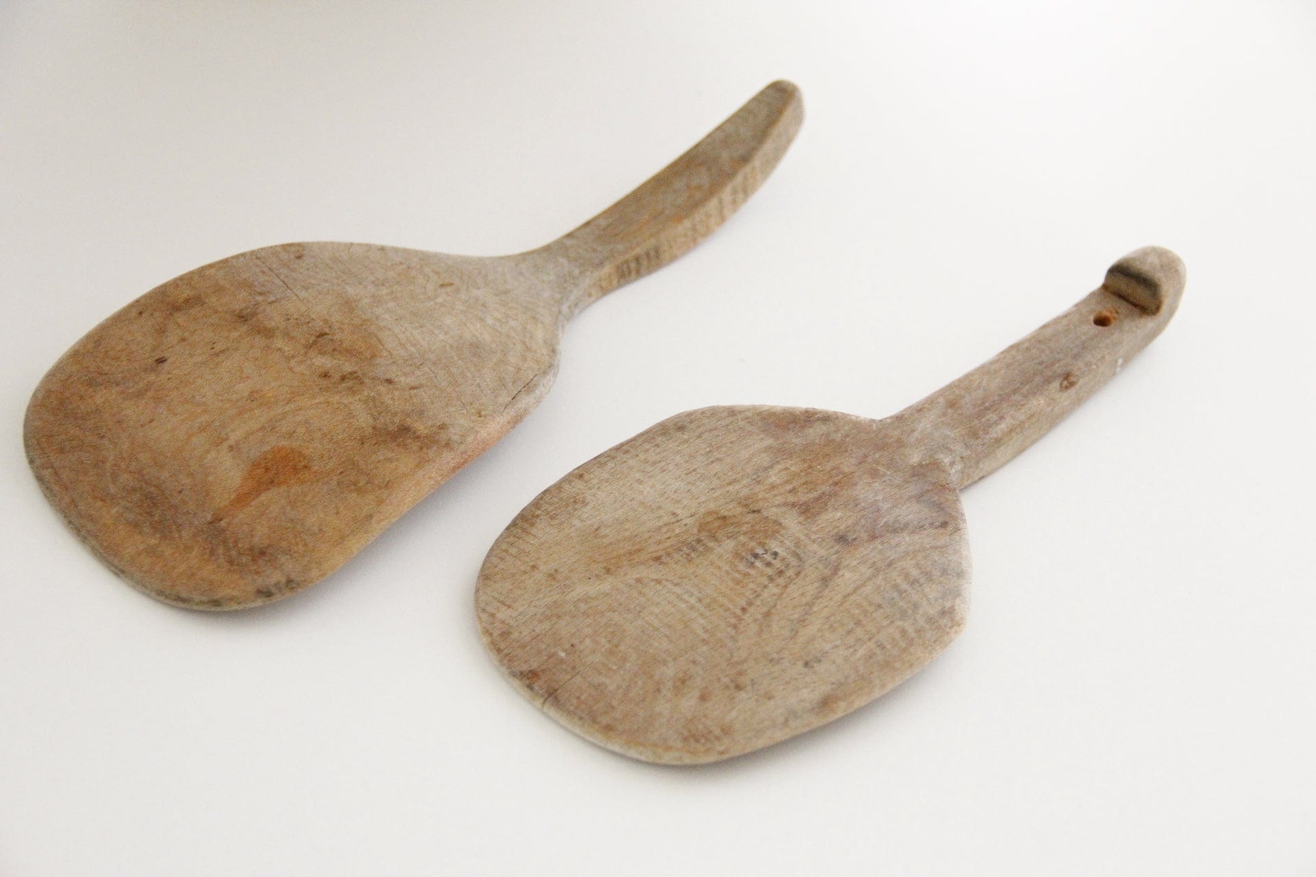 Assorted Primitive Wooden Butter Paddle | Hand Caved Kitchen Tools & Utensils