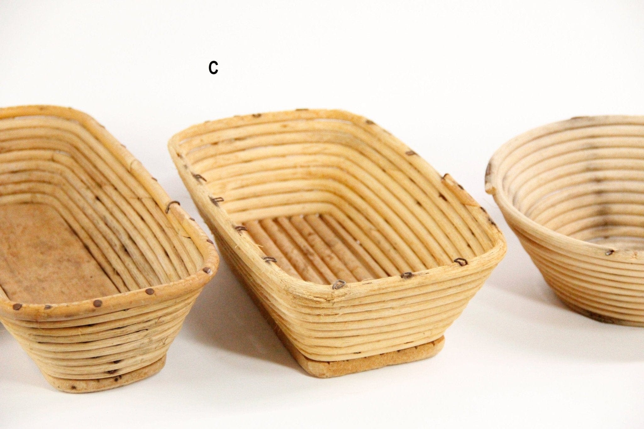 Assorted Vintage French Bread Proofing Basket | Banneton Basket