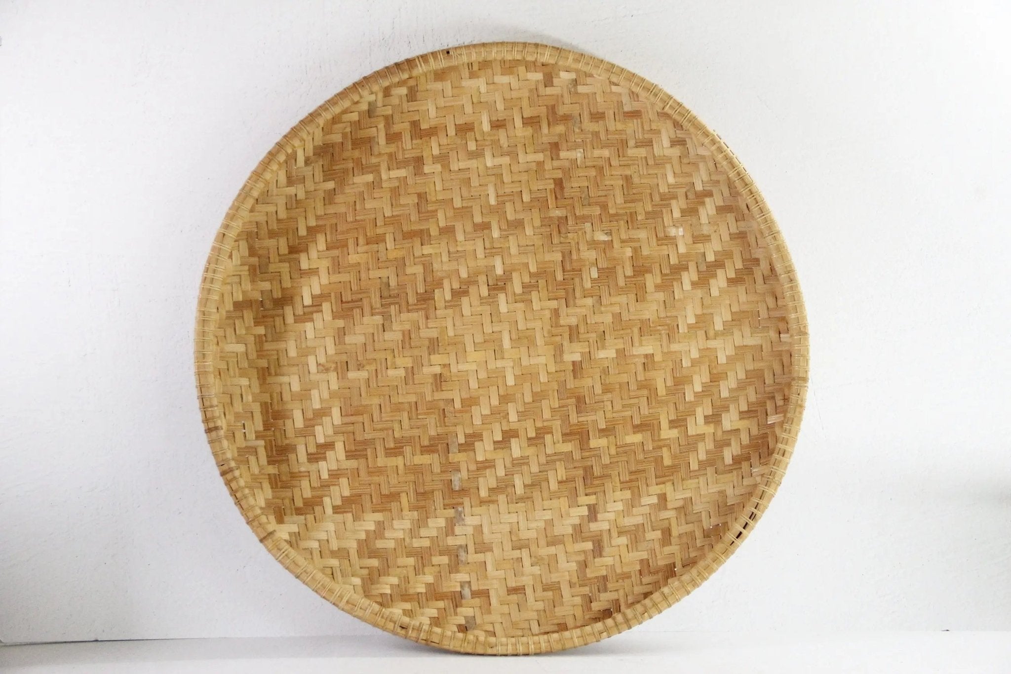 Bamboo Winnowing Basket | Vintage Extra Large Wall Decor - Debra Hall Lifestyle