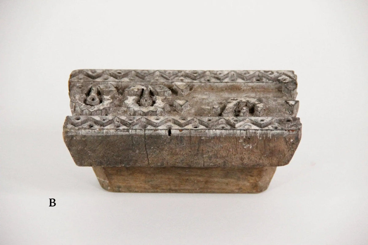 Batik Stamp | Antique Textile Wood Assorted Large - Debra Hall Lifestyle