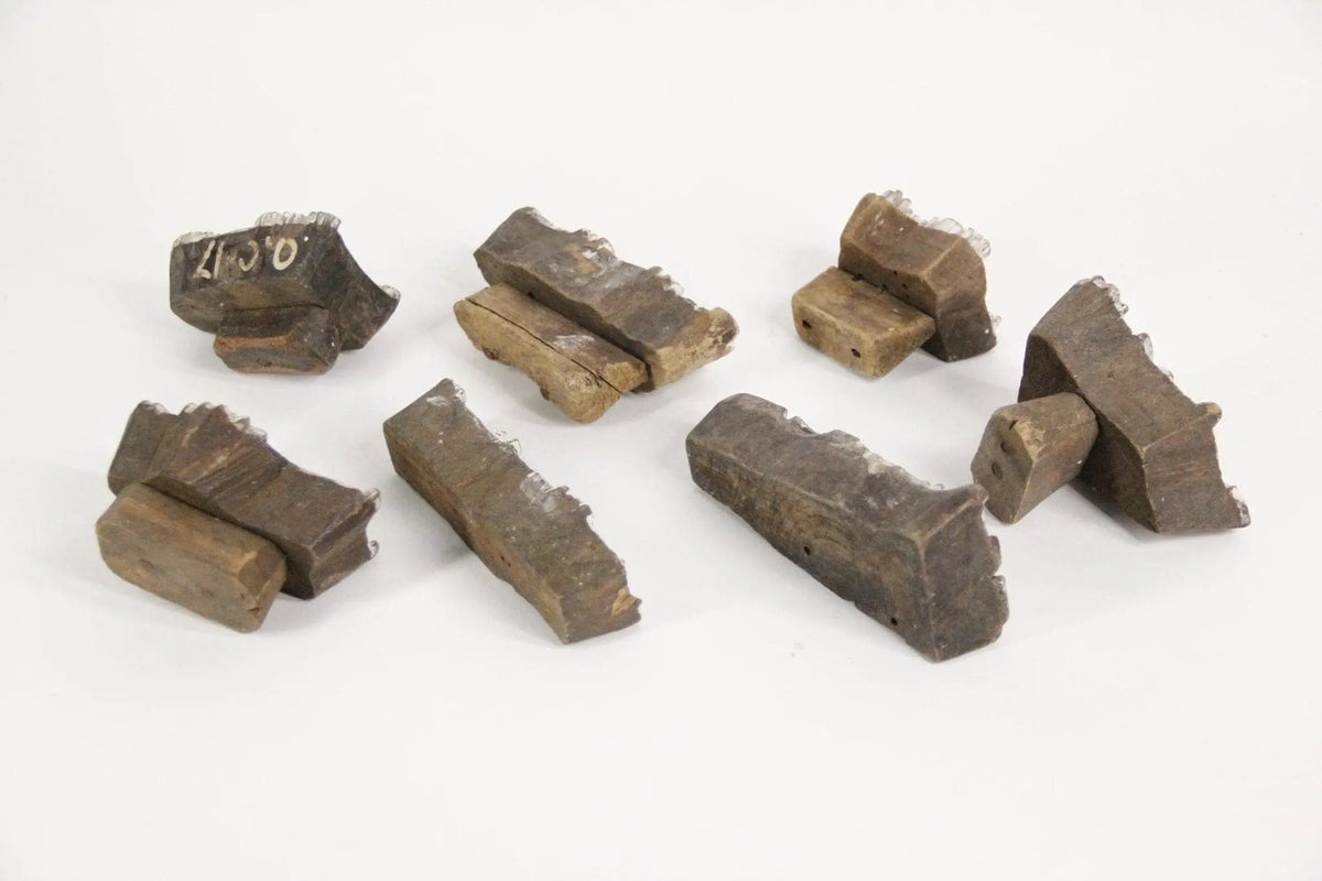 Batik Stamps | Antique Assorted Textile Wood Block - Debra Hall Lifestyle