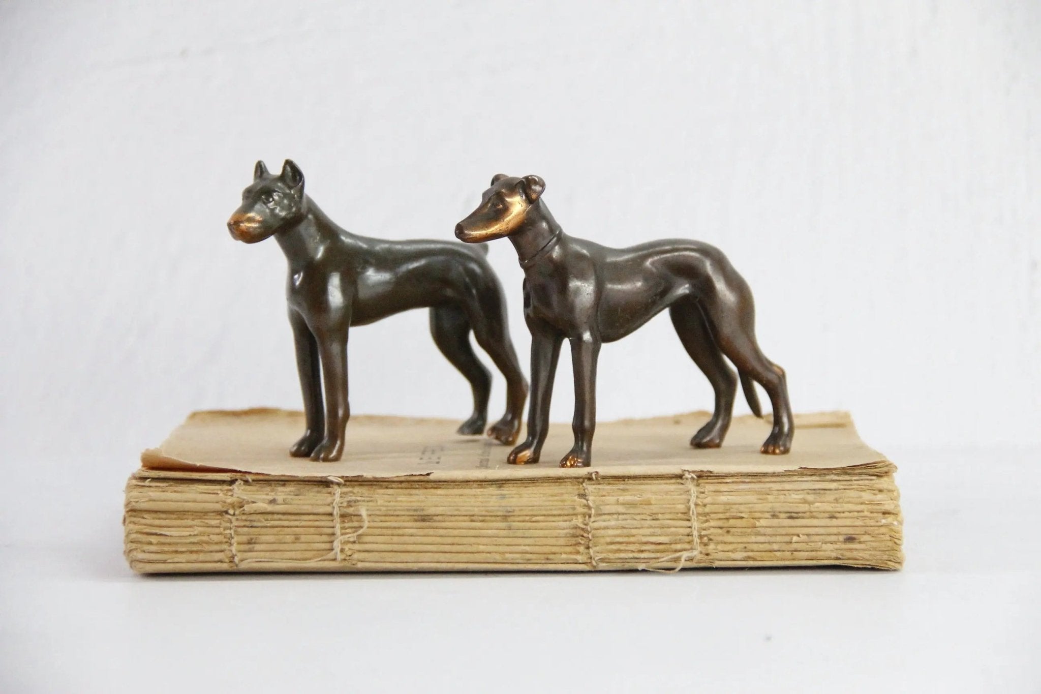 Bronze Dog Statue | Art Deco Doberman Pinscher Small - Debra Hall Lifestyle