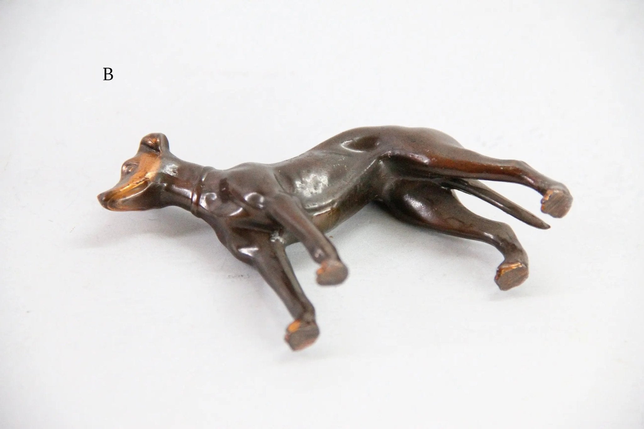 Bronze Dog Statue | Art Deco Doberman Pinscher Small - Debra Hall Lifestyle