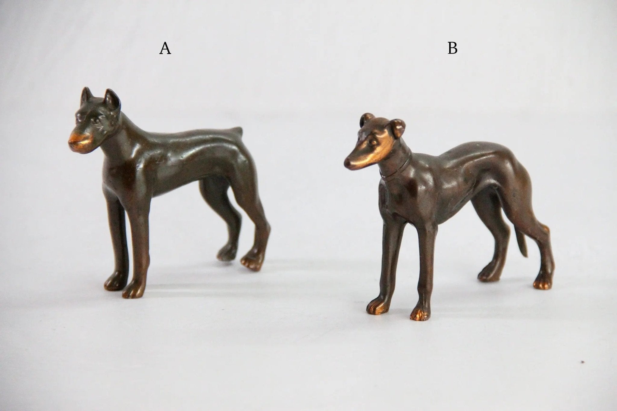 Bronze Dog Statue | Art Deco Doberman Pinscher Small - Debra Hall Lifestyle