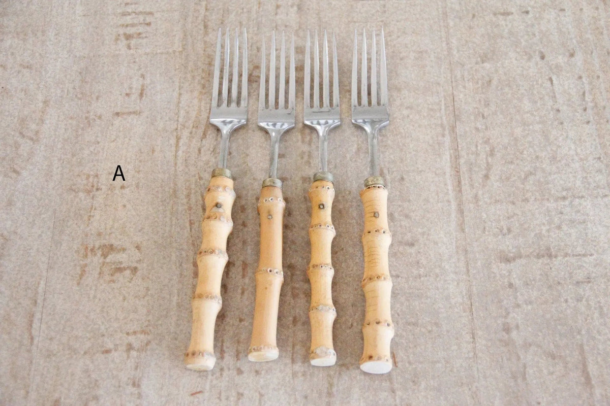 Calhawaii Bamboo Flatware | Occupied Japan 1947 Assorted - Debra Hall Lifestyle