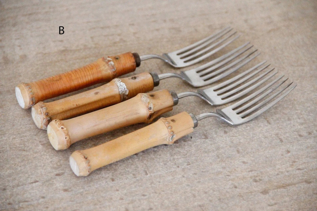 Calhawaii Bamboo Flatware | Occupied Japan 1947 Assorted - Debra Hall Lifestyle