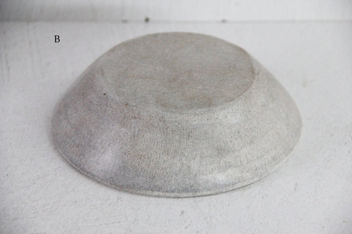 Carved Marble Bowl | Vintage Honed Stone Catchall Dish - Debra Hall Lifestyle