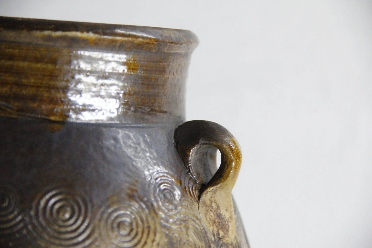 Chinese Antique Pot | Yunnan Glazed Storage Jar - Debra Hall Lifestyle
