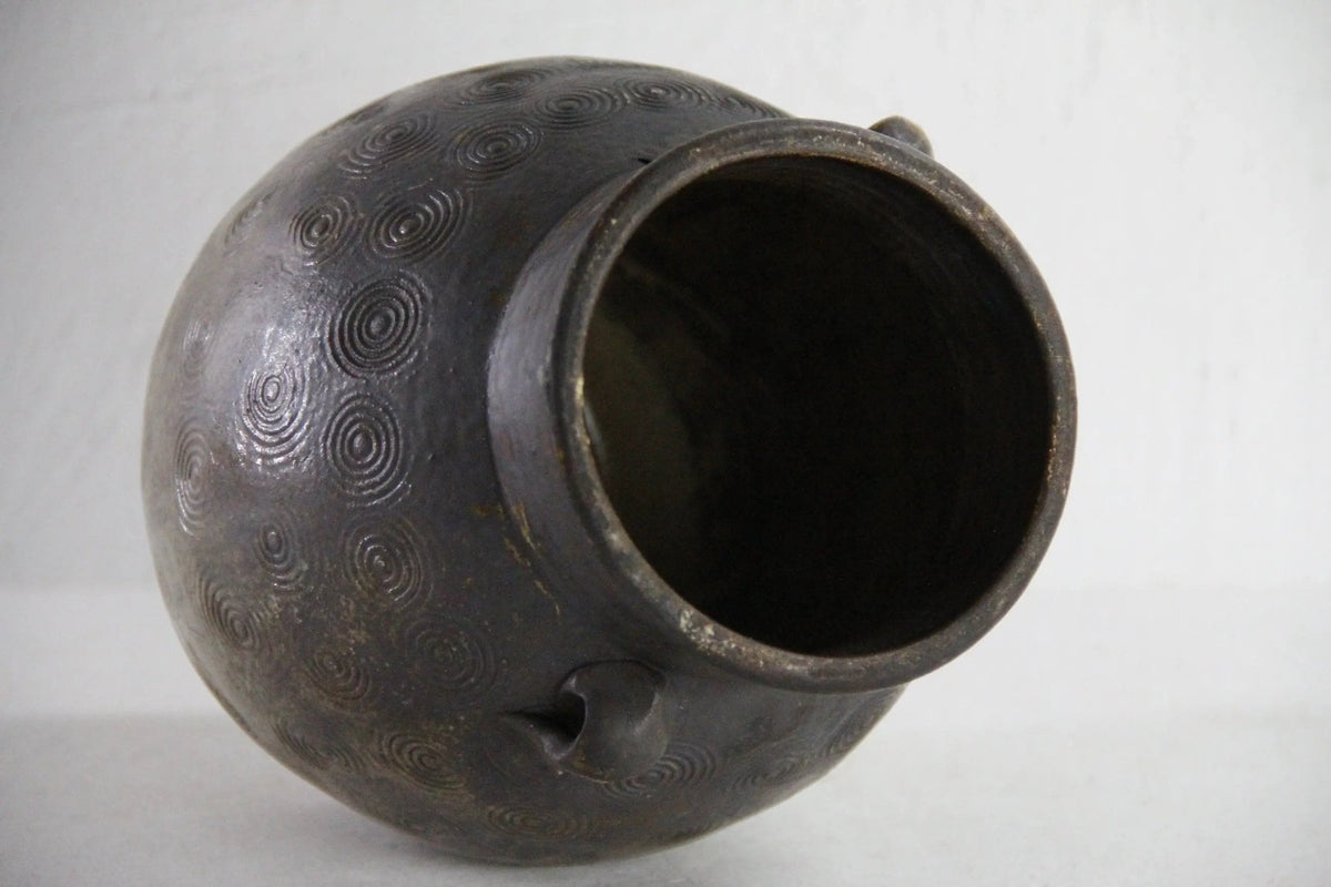 Chinese Antique Pot | Yunnan Glazed Storage Jar - Debra Hall Lifestyle