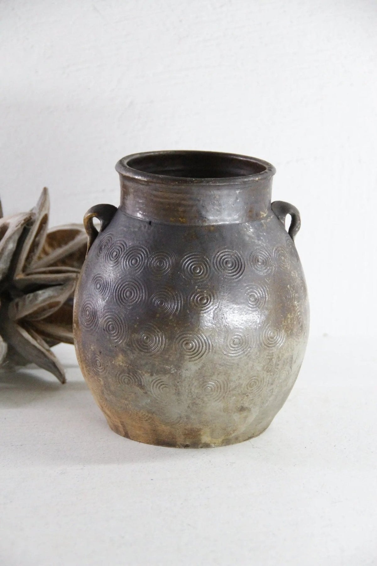 Chinese Antique Pot | Yunnan Glazed Storage Jar - Debra Hall Lifestyle