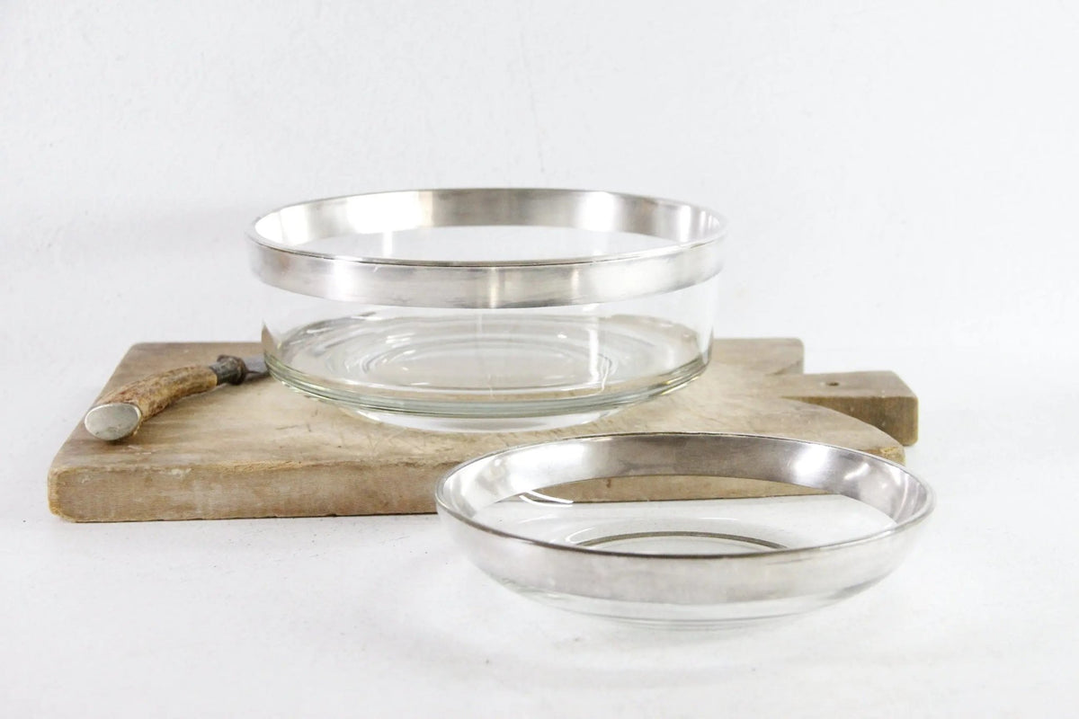 Dorothy Thorpe Bowl | Assorted Midcentury Silver Band - Debra Hall Lifestyle